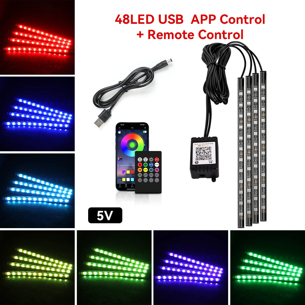 Jay Glow™ RGB Car Interior Lights