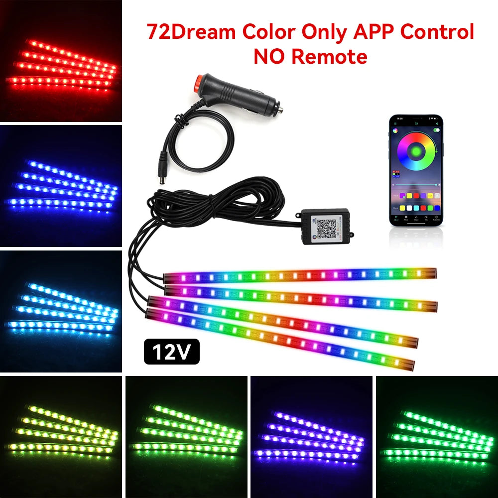 Jay Glow™ RGB Car Interior Lights