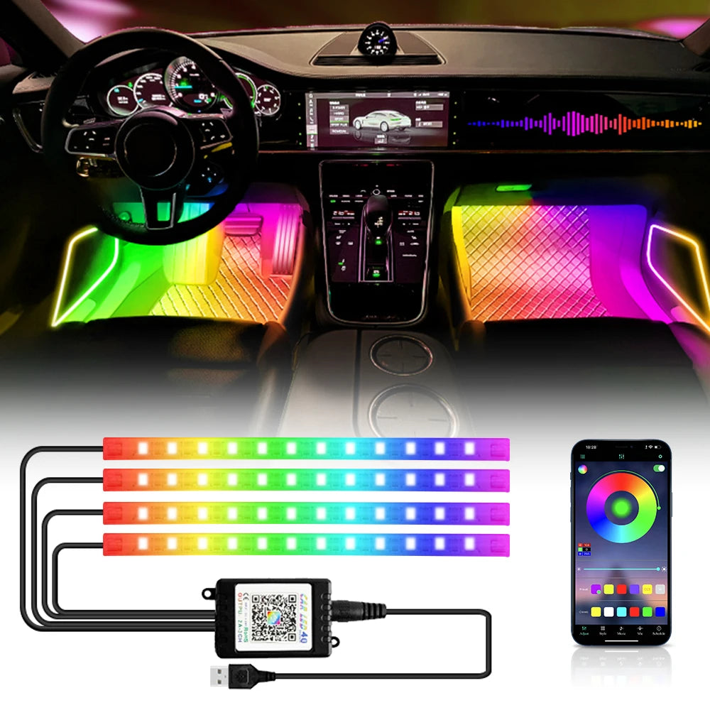 Jay Glow™ RGB Car Interior Lights