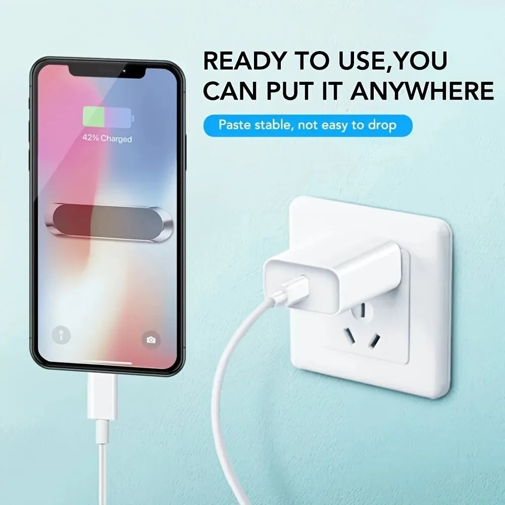 Magnetic Mini Car Phone Holder – Strong Dashboard & Wall Mount