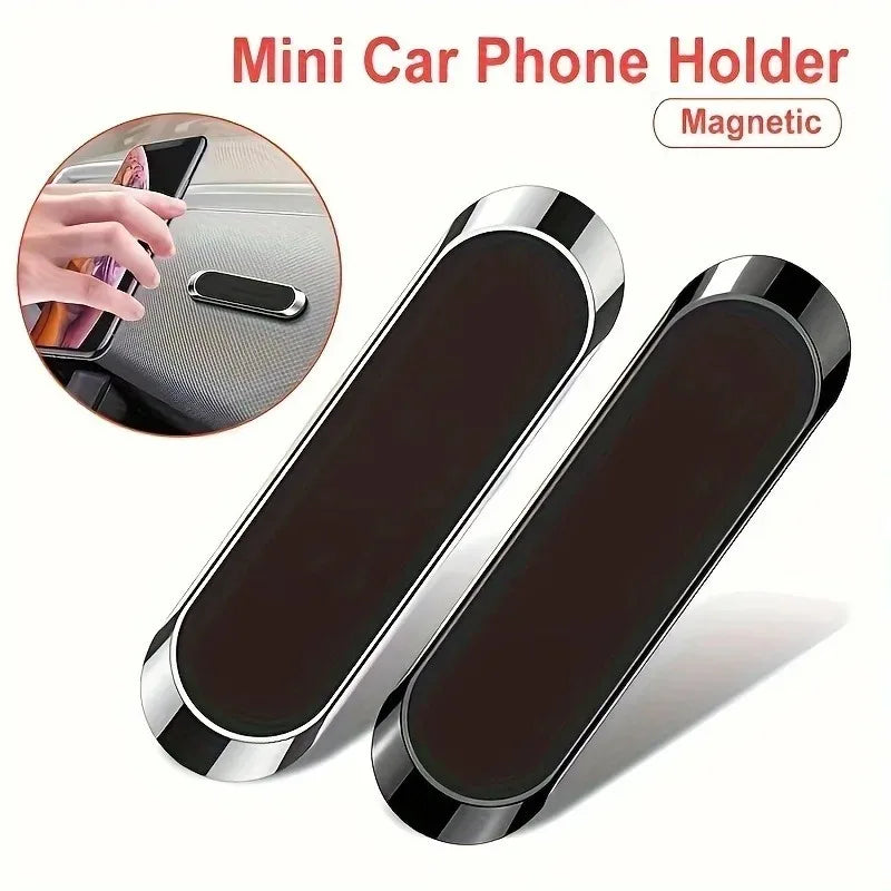 Magnetic Mini Car Phone Holder – Strong Dashboard & Wall Mount