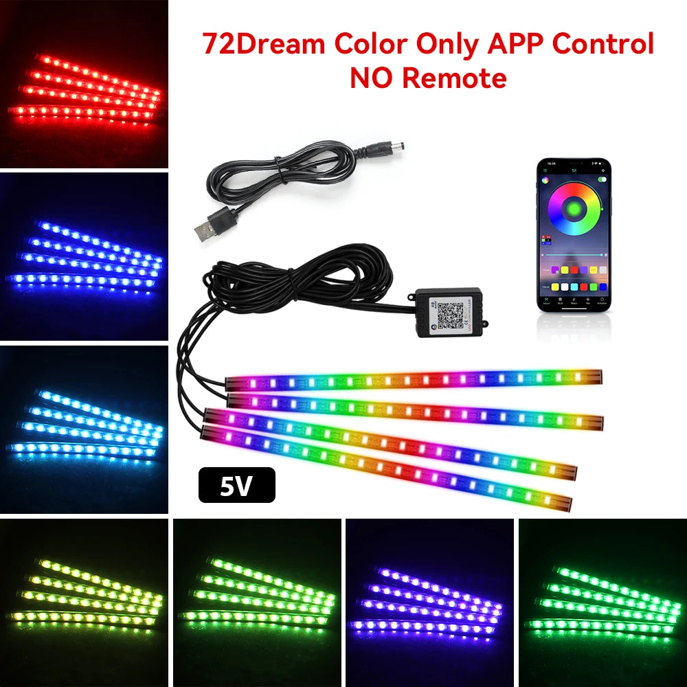 Jay Glow™ RGB Car Interior Lights